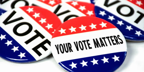 Your Vote Matters button